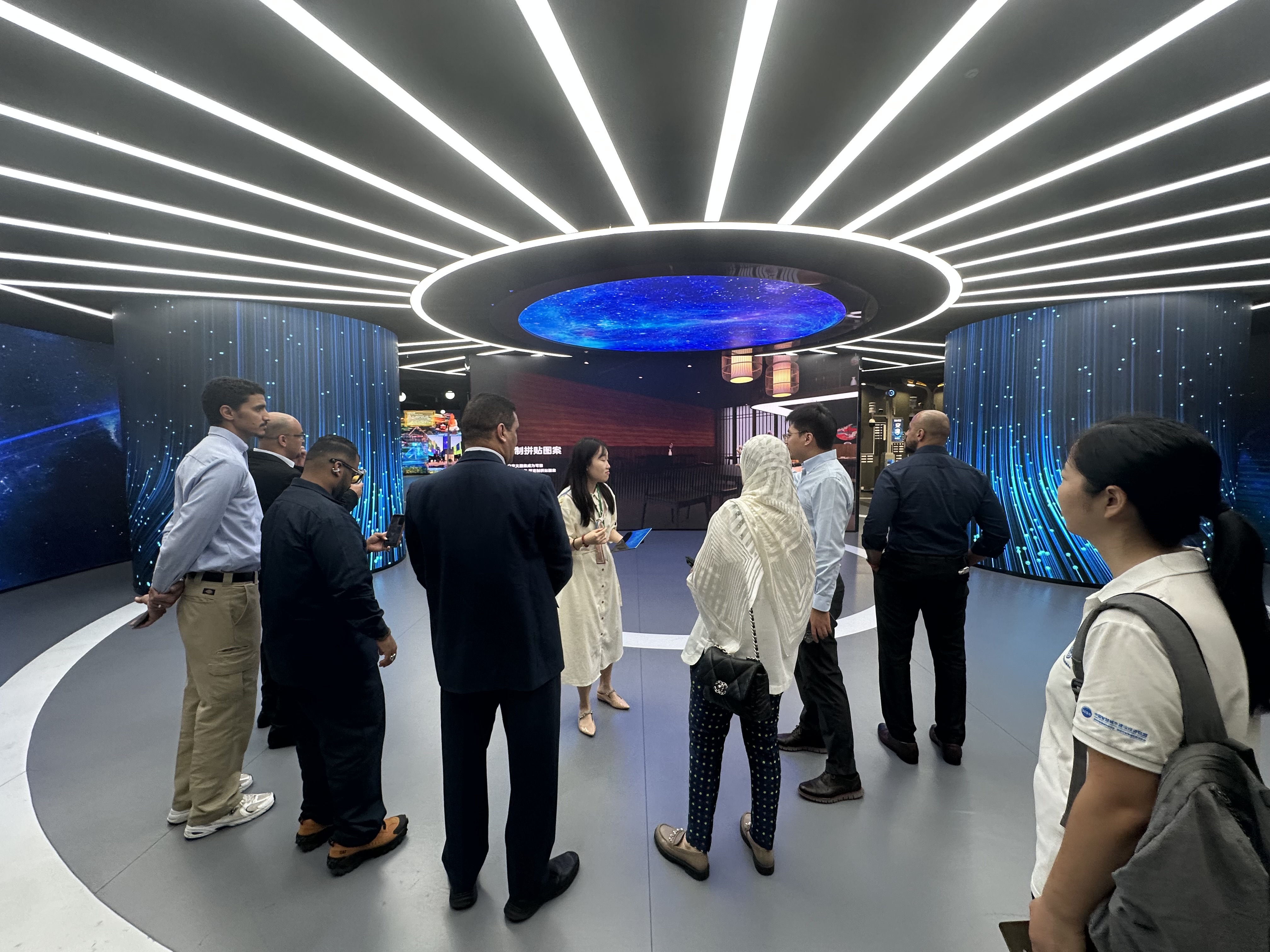Exhibition hall interpretation
